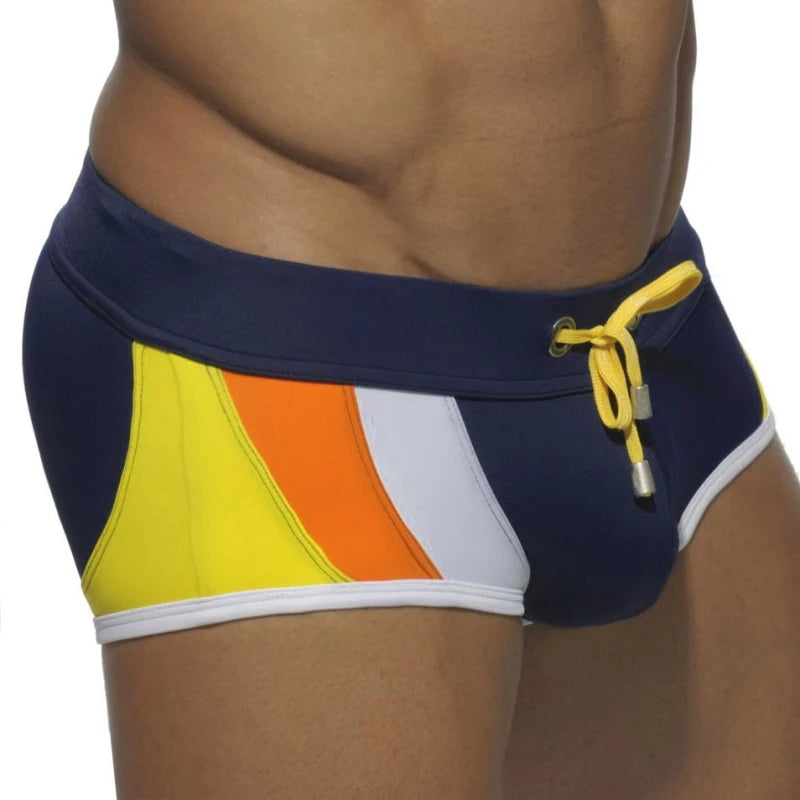 Sexy Mans Swemdrag Trunks Swembroek Seobean Brand Man Strand Badbroek Raad Kwaliteit Nylon Badpak Bokser Onderklere