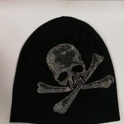 Meta   Digital Store Y2g Skull Rhinestone Street Sleeve Cap