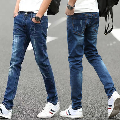 Meta Digital Store Jeans Trendy Stretch Casual Pants Men