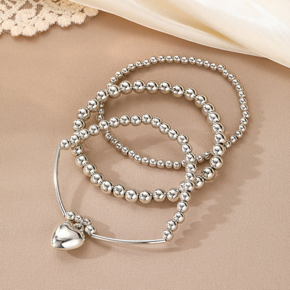 Ball Bracelet 3-piece Set Exaggerated Multi-layer