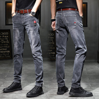 Meta Digital Store Jeans Trendy Stretch Casual Pants Men