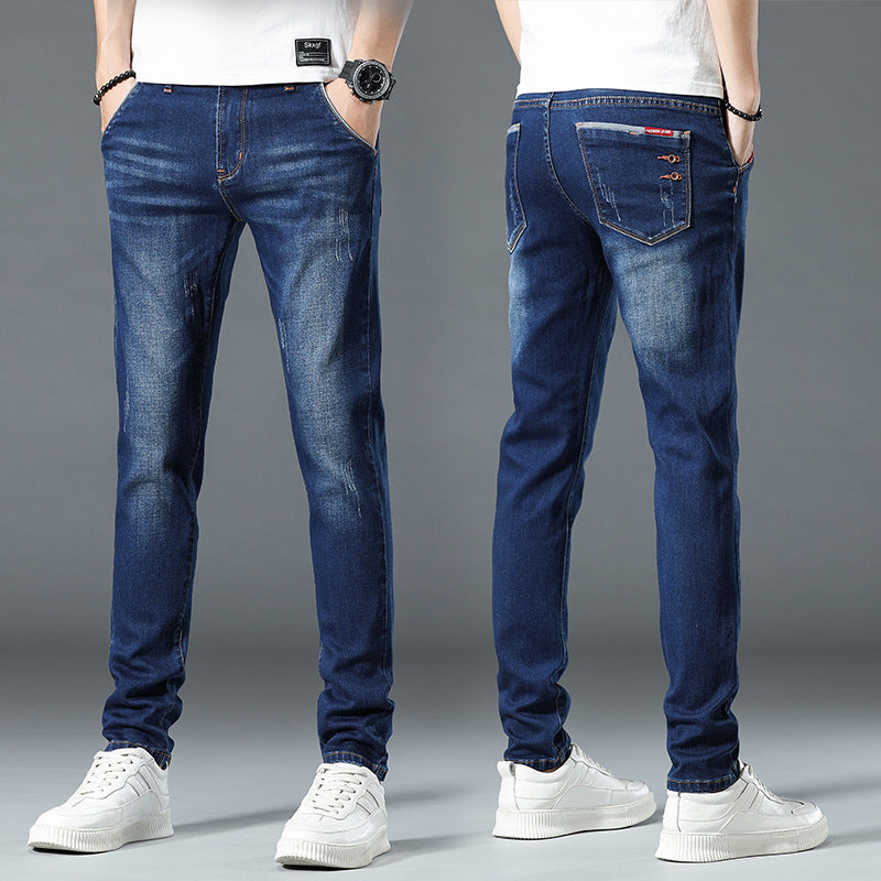 Meta Digital Store Jeans Trendy Stretch Casual Pants Men