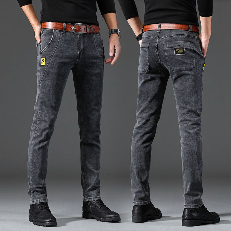 Meta Digital Store Jeans Trendy Stretch Casual Pants Men