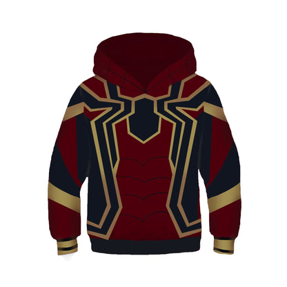 Spider-Man Gwen Miles Morales Zip Up Hoodies Spider-Verse Venom 3D Hooded Hoodies Superhero Boys Girls Outwear Jacket Pants