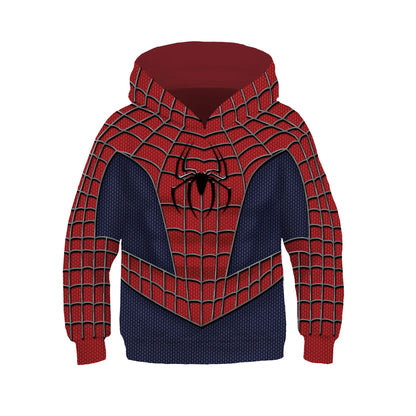 Spider-Man Gwen Miles Morales Zip Up Hoodies Spider-Verse Venom 3D Hooded Hoodies Superhero Boys Girls Outwear Jacket Pants