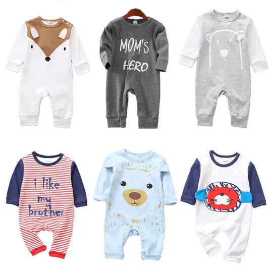 Baby Boys Girls Climbing clothes Jumpsuit Kid Clothing Autumn Winter Cotton baby rompers Long sleeve Newborn Infant