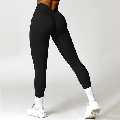 High Waist Leggings Women's Yoga Pants Fitness Lifting Hip Leggings Push Up Fitness Sports Peach Leggings Women Exercise Legging