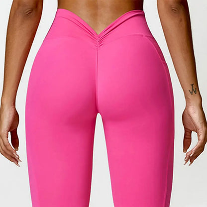 High Waist Leggings Women's Yoga Pants Fitness Lifting Hip Leggings Push Up Fitness Sports Peach Leggings Women Exercise Legging