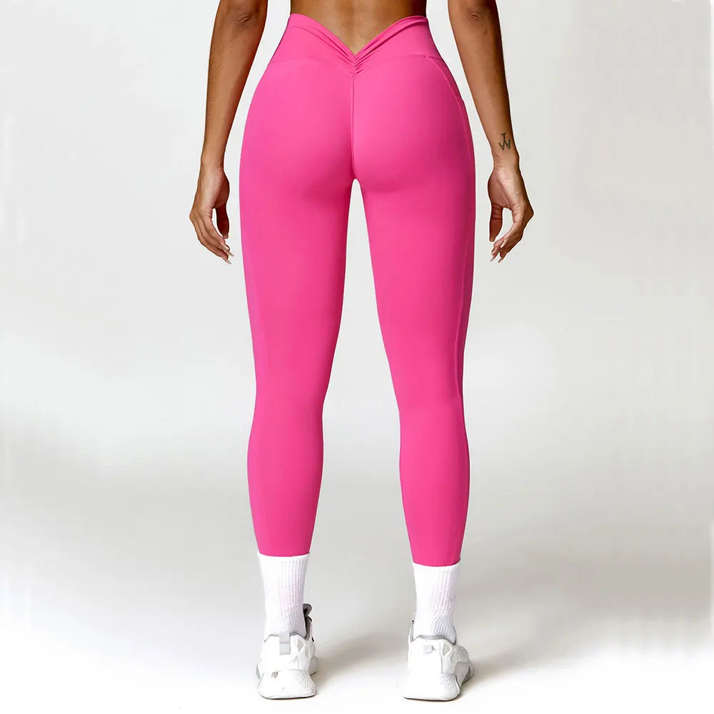 High Waist Leggings Women's Yoga Pants Fitness Lifting Hip Leggings Push Up Fitness Sports Peach Leggings Women Exercise Legging