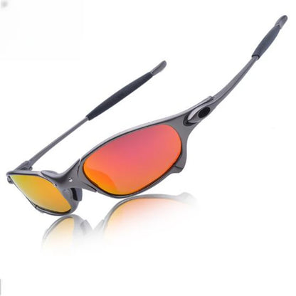 MTB Man Polarized Sunglasses Cycling Glasses UV400 Fishing Sunglasses Metal Bicycle Goggles Cycling Eyewear Riding Glasses B2-2