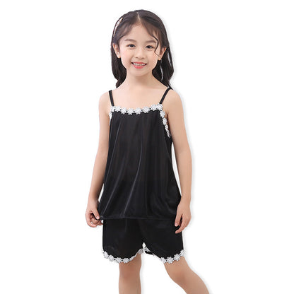 Meta Digital Store Girls Clothes New Product Cute Children Sling Pajamas Girl