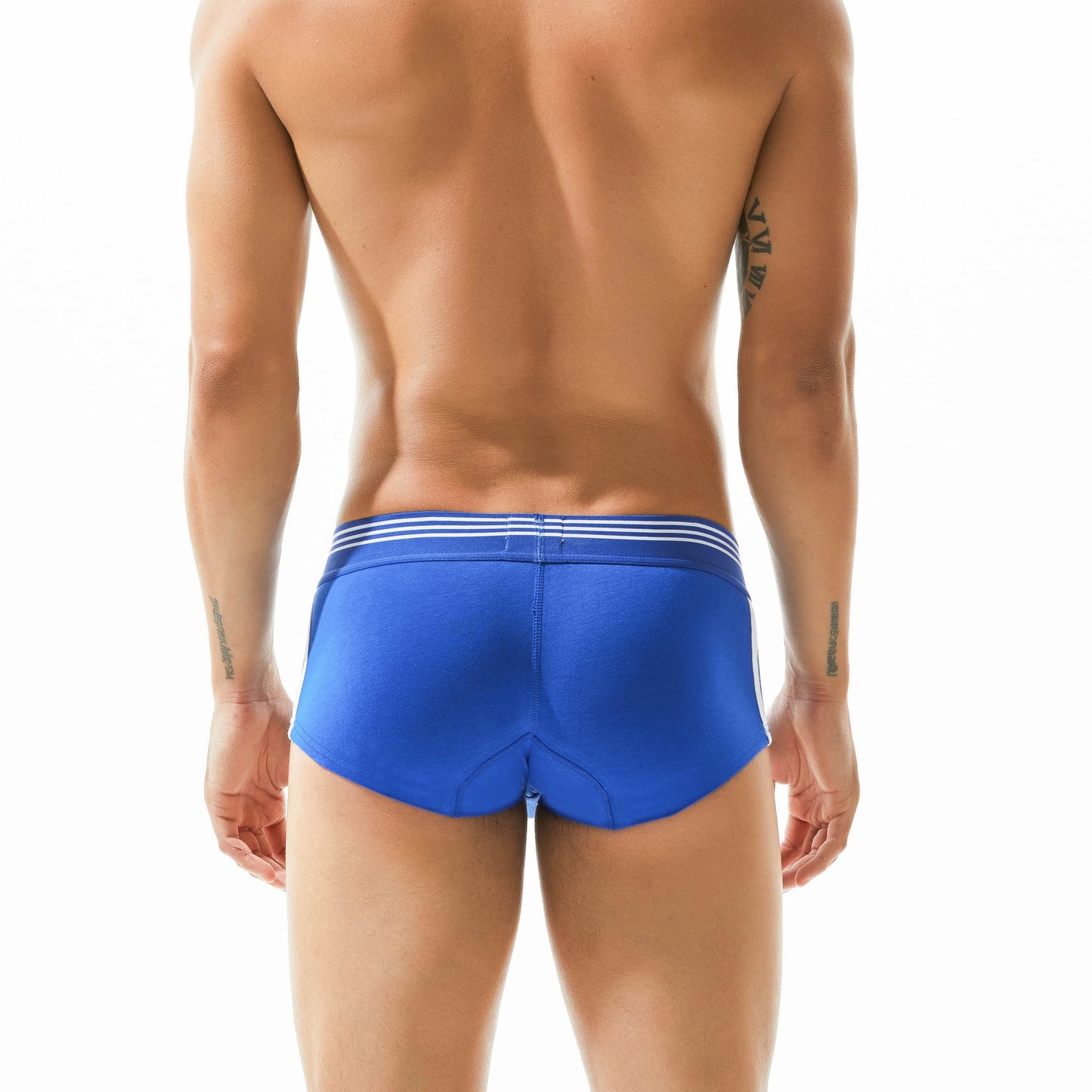 Men's Underwear Low Waist Cotton Boxer Briefs