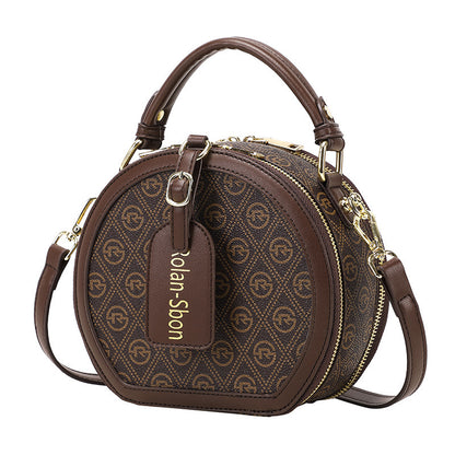 Meta Digital Store Fashion Small Round Bag Retro Handbag Commuter