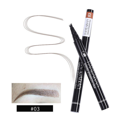 Meta  Digital Store  Four-head Eyebrow Pencil Liquid Eyebrow Pencil Tattoo Eyebrow Pencil Eyebrow Pencil 4-head Eyebrow Pencil Four-jaw Eyebrow Pencil