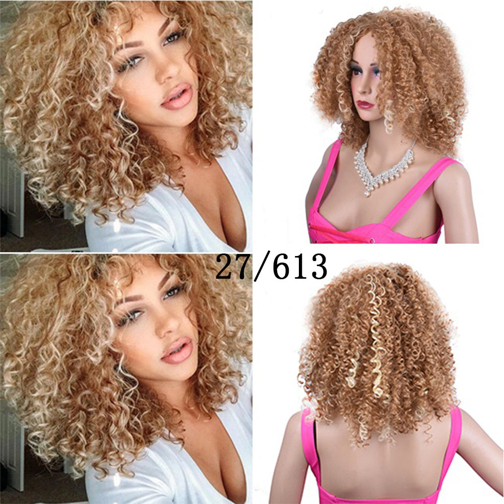 Meta Digital Store Synthetic Afro Curly Wig African Wigs For Black Women