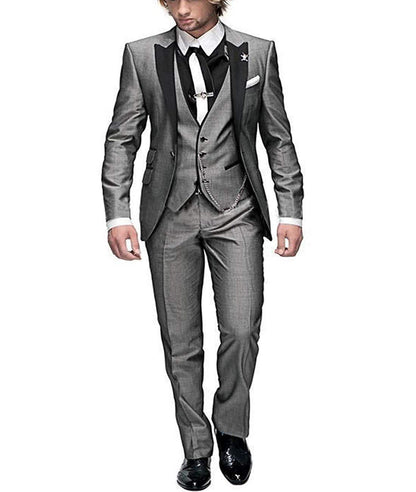 Meta  Digi Store  Men's Three-piece Suit Bridegroom Best Wedding Suit