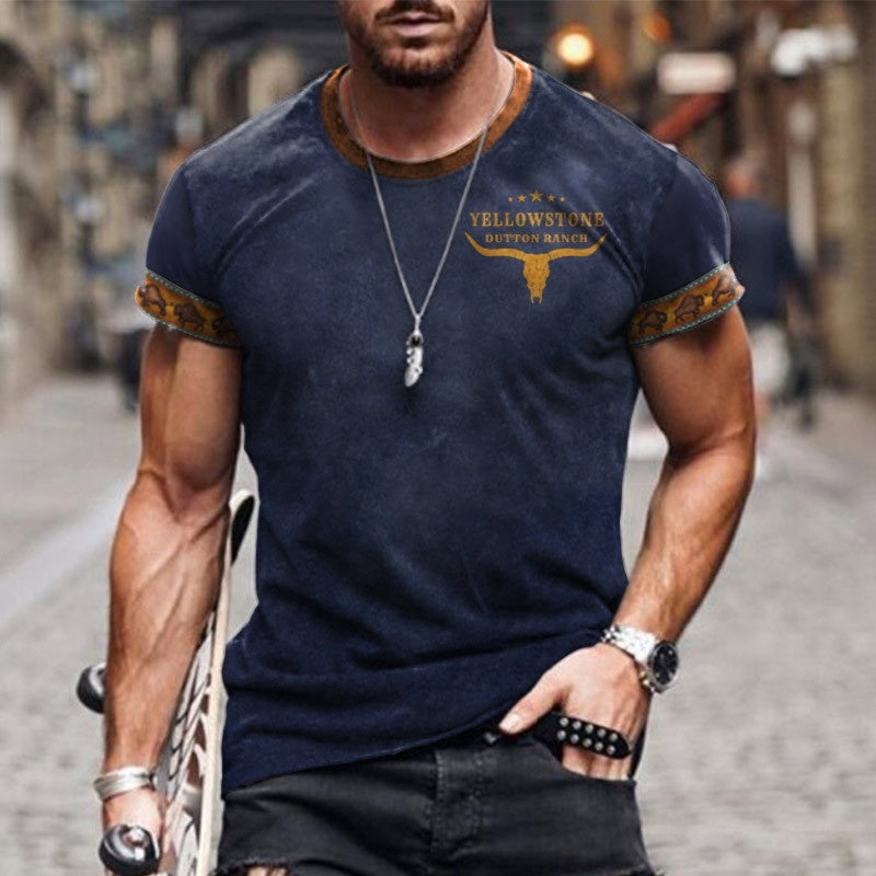 Meta Digital Store  Street Fashion 3D Printed Cross-border T-shirt Casual Loose Sports Style 3D Printed Short Sleeve