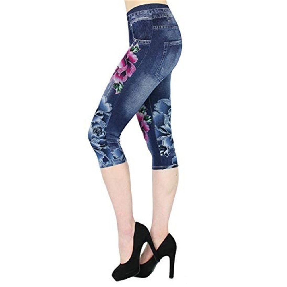 Meta Digital Store Women Jeans Fashion  Fashion Denim Leggings Women's Cropped Pants