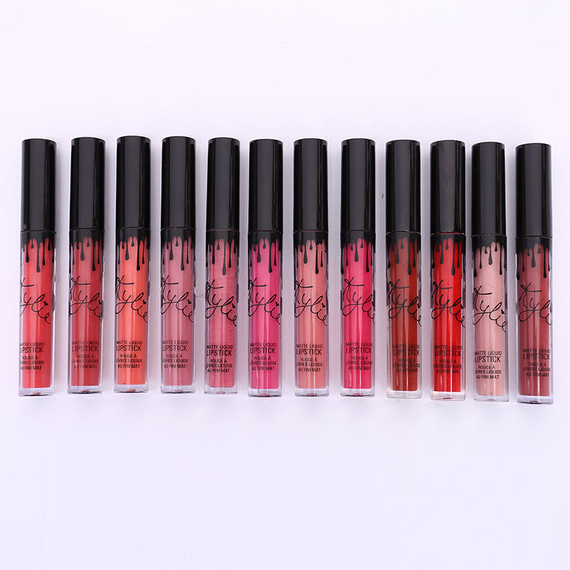 Meta Digital Store Makeup Lip Gloss 12 Bows Set Liquid Lipstick