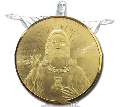 Meta Digital Store Bible  New Jesus Christ Religion Commemorative Coin Gift Souvenir Gold Plated Coins Art Metal