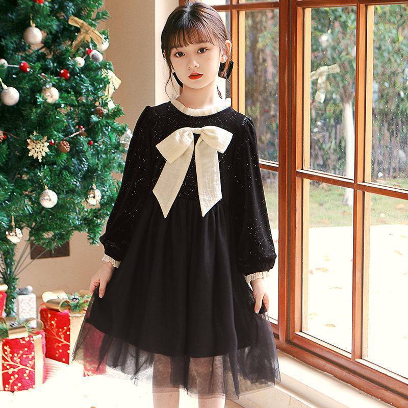 Meta Digital Store Girls Clothes Fashion Dress Princess Children New Year Clothes