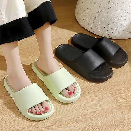 Bath EVA Flip-flops Thick Bottom Slippers For Couples