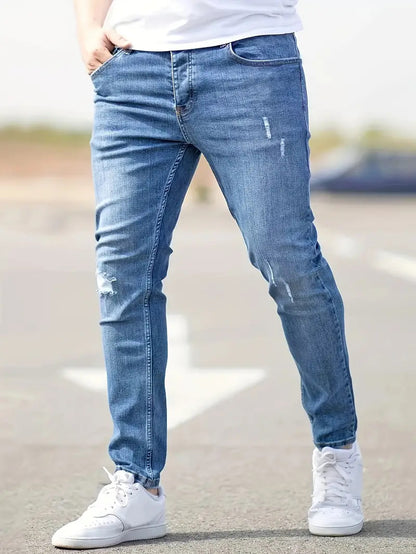 Meta Digital Store Jeans American-style Slim-fit Stretch Jeans