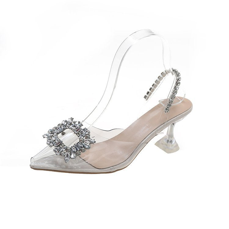 Woman  Shoe Store  Rhinestone Pointed Toe Fashion Sandals For Women