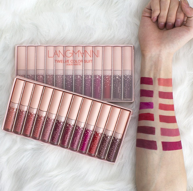 Mat Lipstiffie Waterdigte Langdurige Velvet Lipstick Set